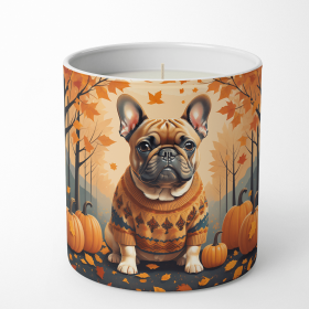 French Bulldog - Fawn - Fall Decorative Soy Candle