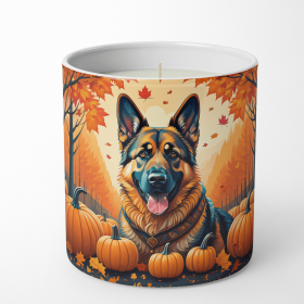 German Shepherd Fall Decorative Soy Candle