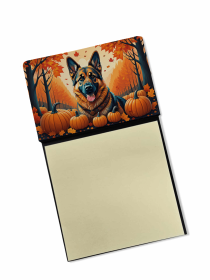 German Shepherd Fall Sticky Note Holder