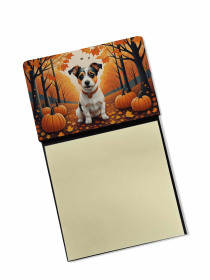 Jack Russell Terrier 2 Fall Sticky Note Holder