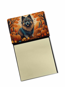 Keeshond 2 Fall Sticky Note Holder