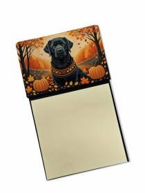 Labrador Retriever - Black 3 Fall Sticky Note Holder