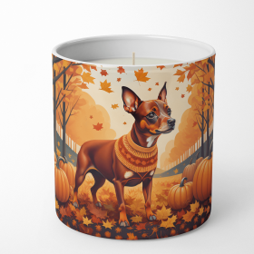 Min Pin- Red - Fall Decorative Soy Candle