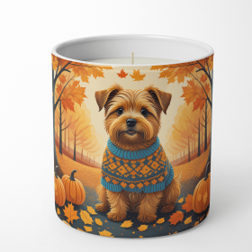 Norfolk Terrier Fall Decorative Soy Candle