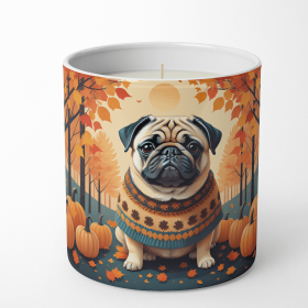 Pug - Fawn - Fall Decorative Soy Candle