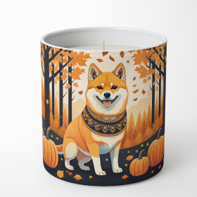 Shiba Inu Fall Decorative Soy Candle