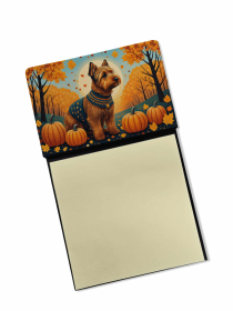 Welsh Terrier Fall Sticky Note Holder