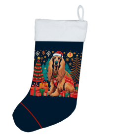 Afghan Hound Christmas Stocking