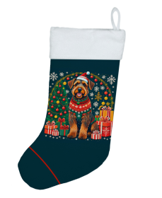 Airedale Terrier Christmas Stocking