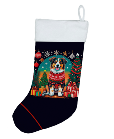 Australian Shepherd Christmas Stocking