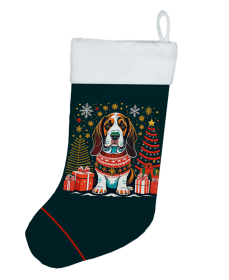 Basset Hound Christmas Stocking