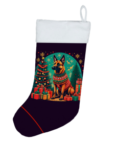 Belgian Malinois Christmas Stocking