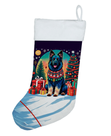 Belgian Sheepdog Christmas Stocking