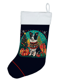 Border Collie Christmas Stocking