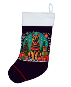 German Shepherd Christmas Stocking