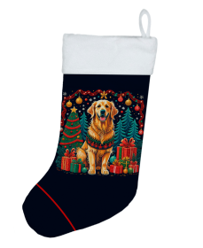 Golden Retriever Christmas Stocking