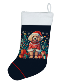 Poodle - Toy - Apricot -  Christmas Stocking