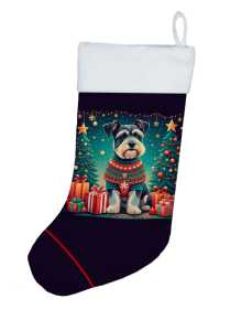 Schnauzer Christmas Stocking