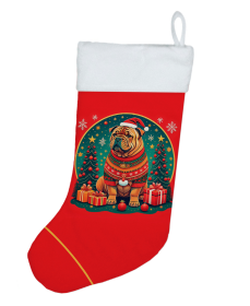 Shar Pei Christmas Stocking