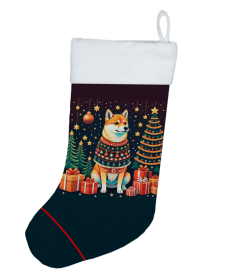 Shiba Inu Christmas Stocking