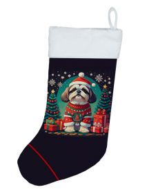 Shih Tzu Christmas Stocking