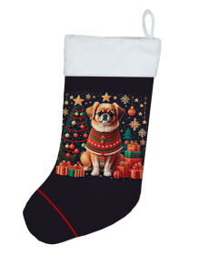 Tibetan Spaniel Christmas Stocking