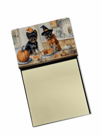 Affenpinscher Fall Kitchen Pumpkins Sticky Note Holder