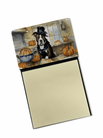 Pit Bull Terrier 3 Fall Kitchen Pumpkins Sticky Note Holder