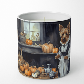 Australian Terrier Fall Kitchen Pumpkins Decorative Soy Candle