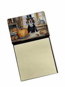 Beagle Fall Kitchen Pumpkins Sticky Note Holder