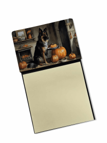 Belgian Tervuren Fall Kitchen Pumpkins Sticky Note Holder