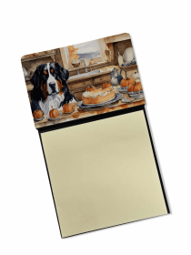 Bernese Mountain Dog 1 Fall Kitchen Pumpkins Sticky Note Holder