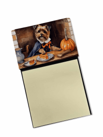 Border Terrier 2 Fall Kitchen Pumpkins Sticky Note Holder