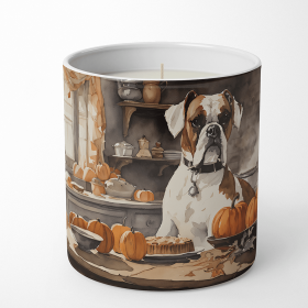 Boxer Fall Kitchen Pumpkins Decorative Soy Candle