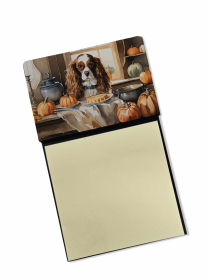 Cavalier King Charles Spaniel 1 Fall Kitchen Pumpkins Sticky Note Holder