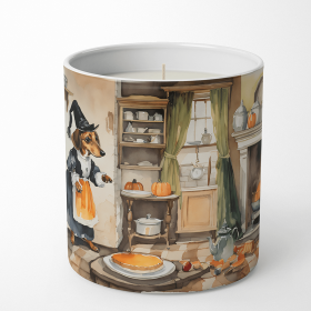 Dachshund Fall Kitchen Pumpkins Decorative Soy Candle