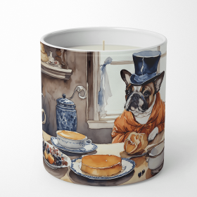 French Bulldog Fall Kitchen Pumpkins Decorative Soy Candle