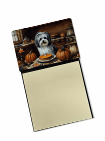 Havanese Fall 1 Kitchen Pumpkins Sticky Note Holder