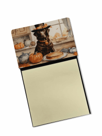 Labrador Retriever - Chocolate 1 Fall Kitchen Pumpkins Sticky Note Holder