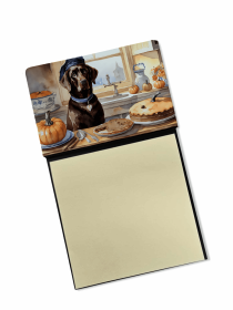 Labrador Retriever - Chocolate 2 Fall Kitchen Pumpkins Sticky Note Holder