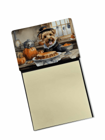 Lakeland Terrier 1 Fall Kitchen Pumpkins Sticky Note Holder