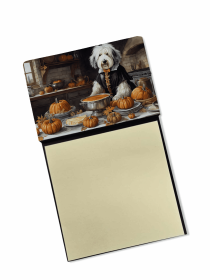 Old English Sheepdog 2 Fall Kitchen Pumpkins Sticky Note Holder