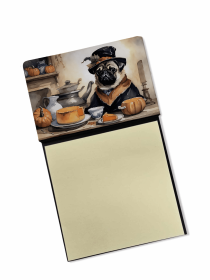 Pug 1 Fall Kitchen Pumpkins Sticky Note Holder