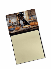 Rottweiler 2 Fall Kitchen Pumpkins Sticky Note Holder