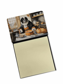 Saint Bernard Fall Kitchen Pumpkins Sticky Note Holder