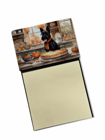 Scottish Terrier 1 Fall Kitchen Pumpkins Sticky Note Holder