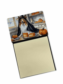 Sheltie/Shetland Sheepdog 1 Fall Kitchen Pumpkins Sticky Note Holder