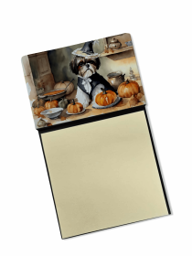 Shih Tzu 1 Fall Kitchen Pumpkins Sticky Note Holder