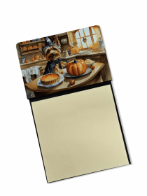 Silky Terrier 1 Fall Kitchen Pumpkins Sticky Note Holder