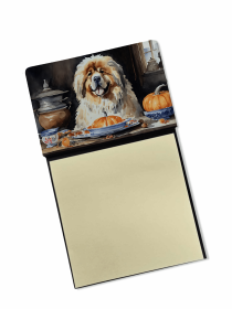 Mastiff - Tibetan - Fall Kitchen Pumpkins Sticky Note Holder